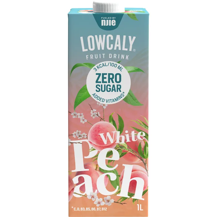 Juice White Peach 1L Lowcaly