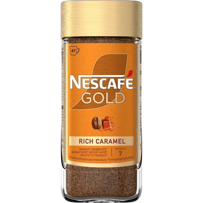 Snabbkaffe Gold Rich Caramel 95g Nescafe