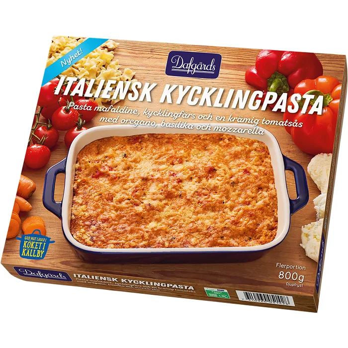 Italiensk Kycklingpasta 800g Dafgårds