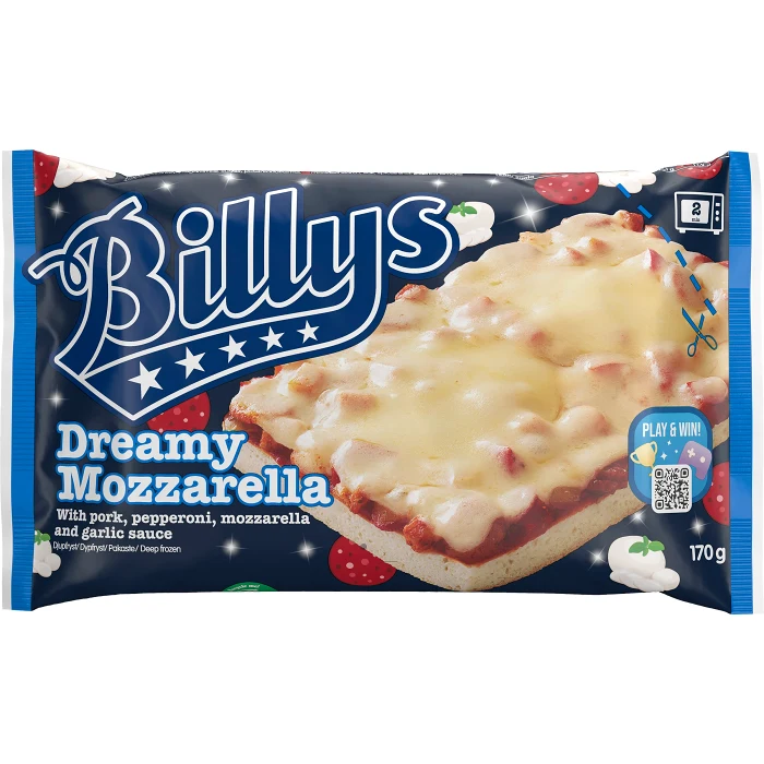 Pan Pizza Dreamy Mozzarella 170g Billys