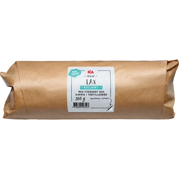 Wrap Kallrökt Lax 300g ICA