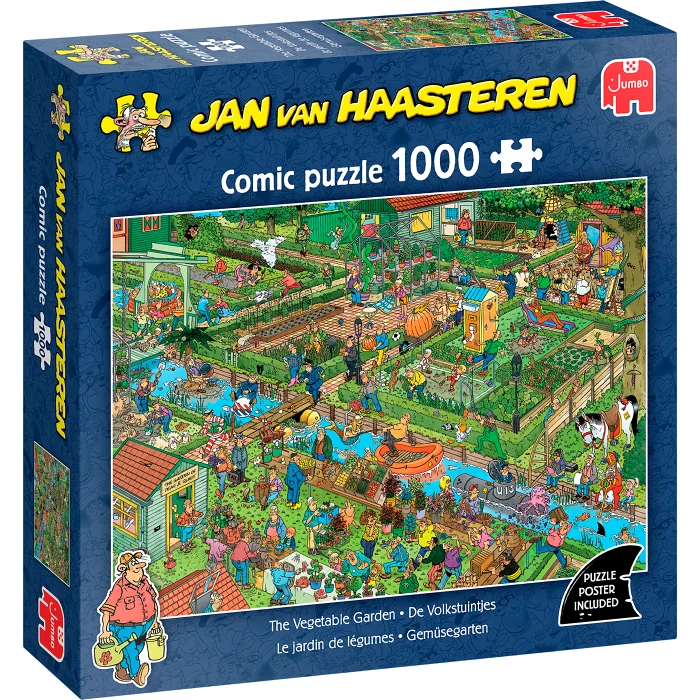 Pussel The vegetable Garden 1000 bitar Jan van Haasteren