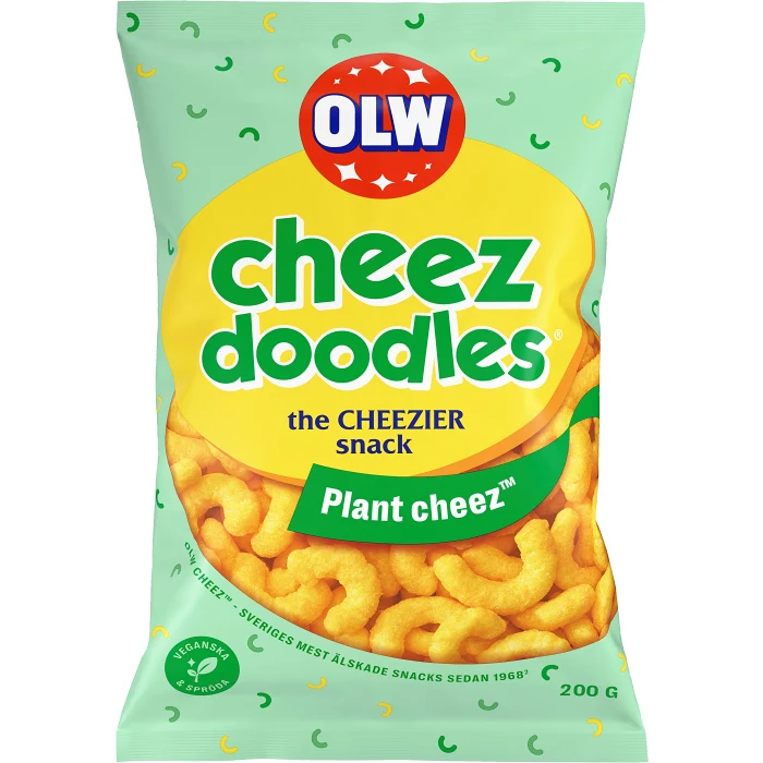 Ostbågar Plant cheez vegan 200g OLW