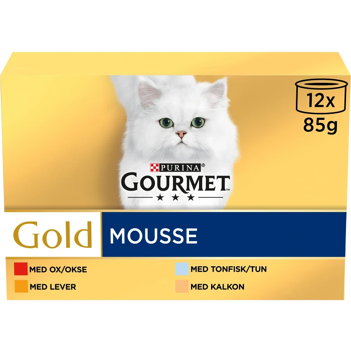 Kattmat Mousse 12-p 85g Gourmet