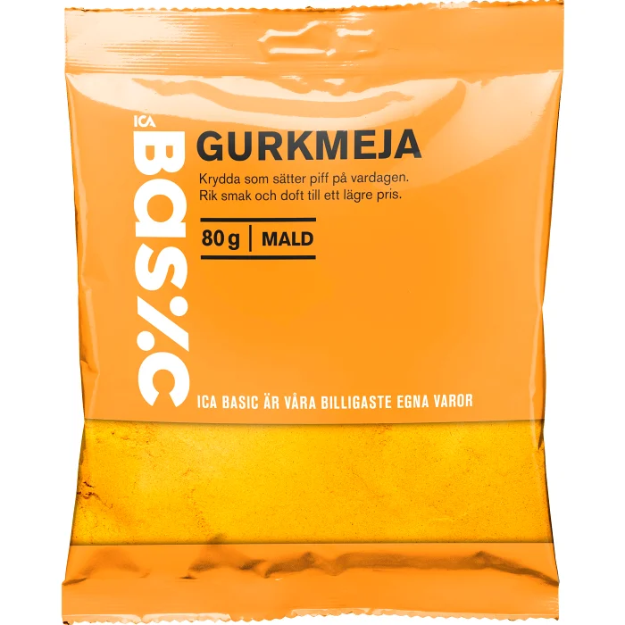 Gurkmeja 80g ICA Basic