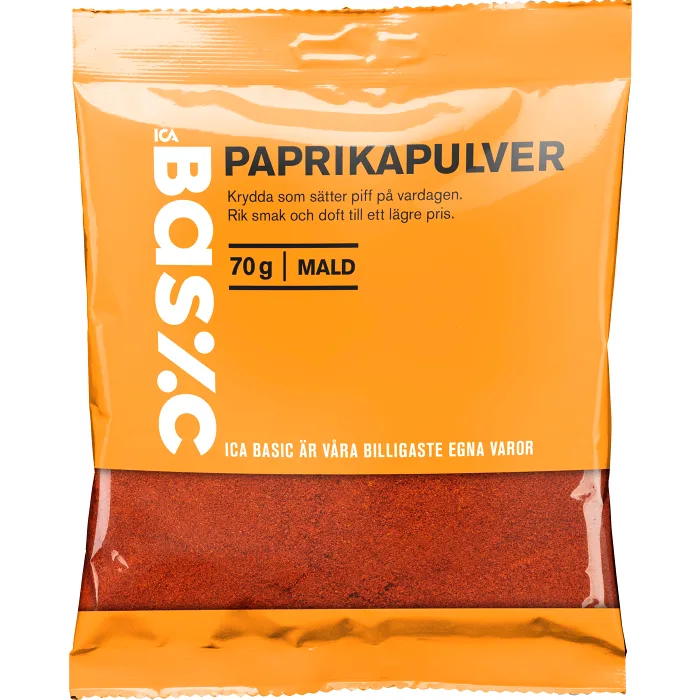 Paprikapulver 70g ICA Basic