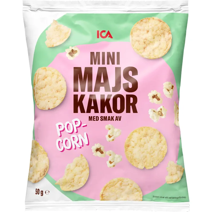 Minimajskakor popcorn 50g ICA