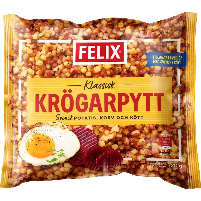 Krögarpytt klassissk Fryst 720g Felix