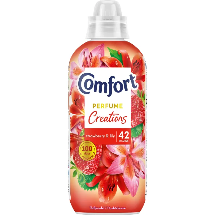 Sköljmedel Strawberry & Lily 762ml Comfort