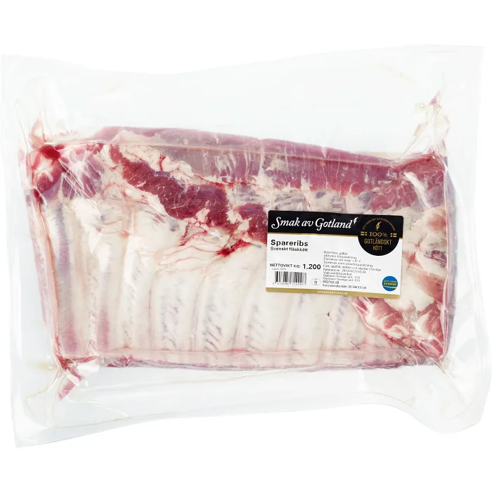 Spareribs Färsk ca 1,2kg Smak av Gotland