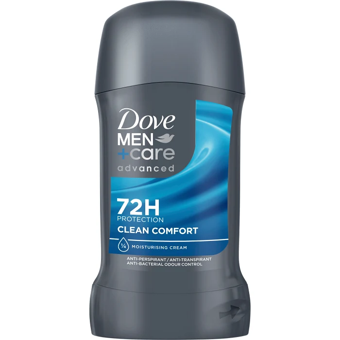 Deodorant 72h Advanced Clean Comfort Stick 50ml Dove Men Care