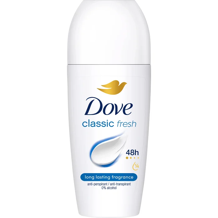 Deodorant 48h Classic Roll On 50ml Dove