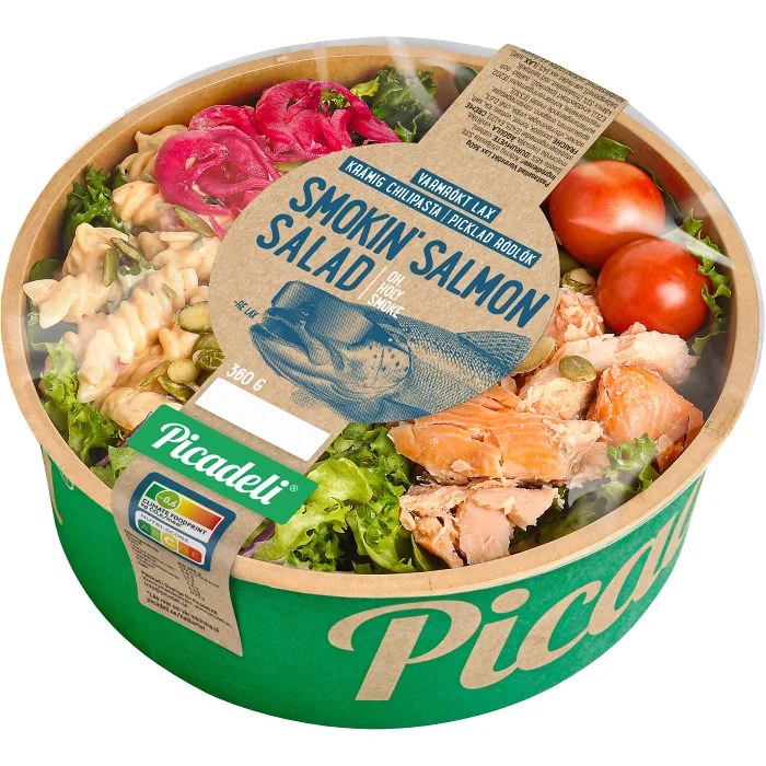 Pastasallad Varmrökt Lax 360g Picadeli