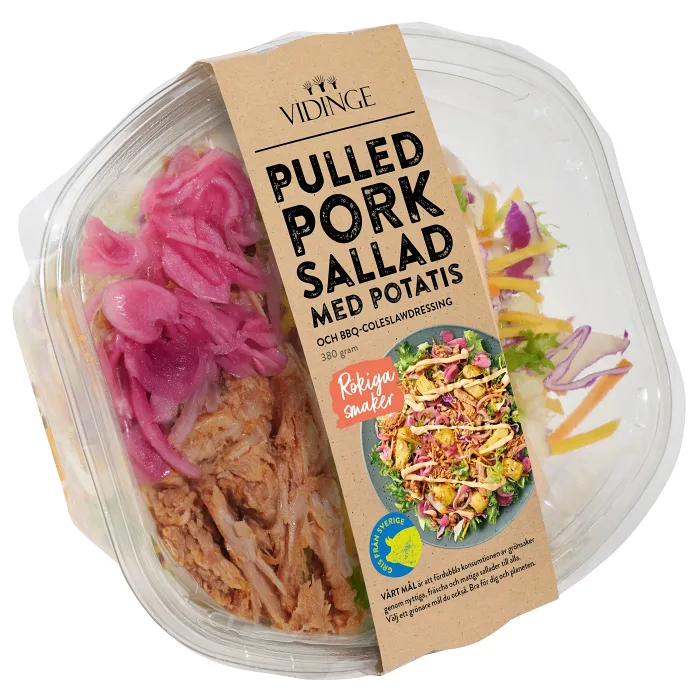 Pulled Porksallad med Potatis 380g Vidinge