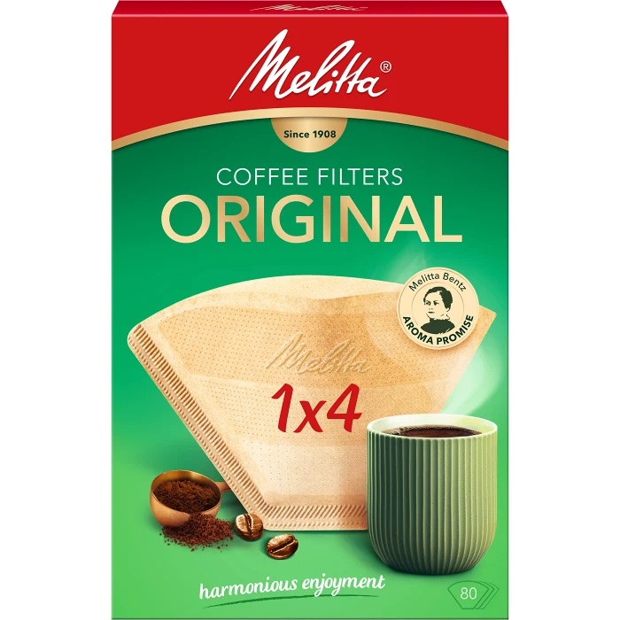 Kaffefilter Orginal 1x4 80-p Miljömärkt Melitta