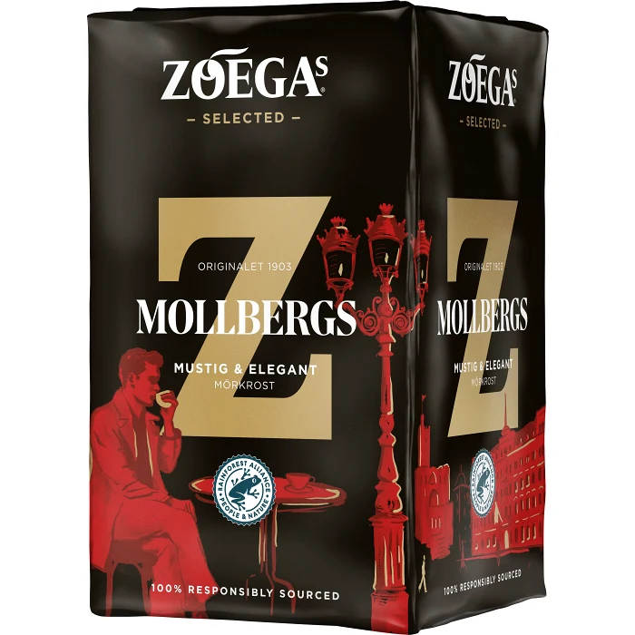 Bryggkaffe Mollbergs blandning 450g Zoegas