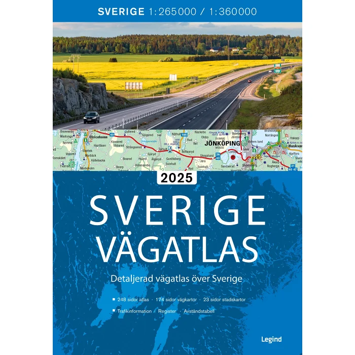 Sverige vägatlas 2025