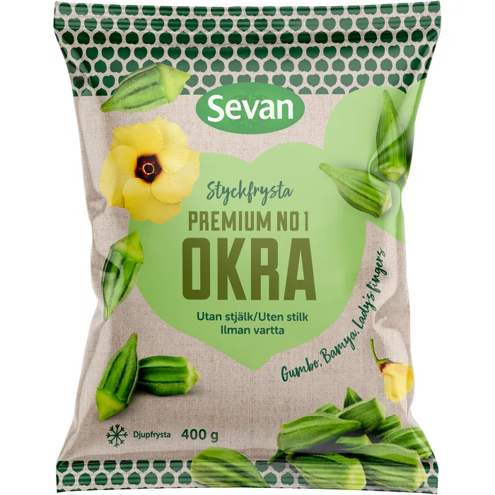 Okra Fryst 400g Sevan