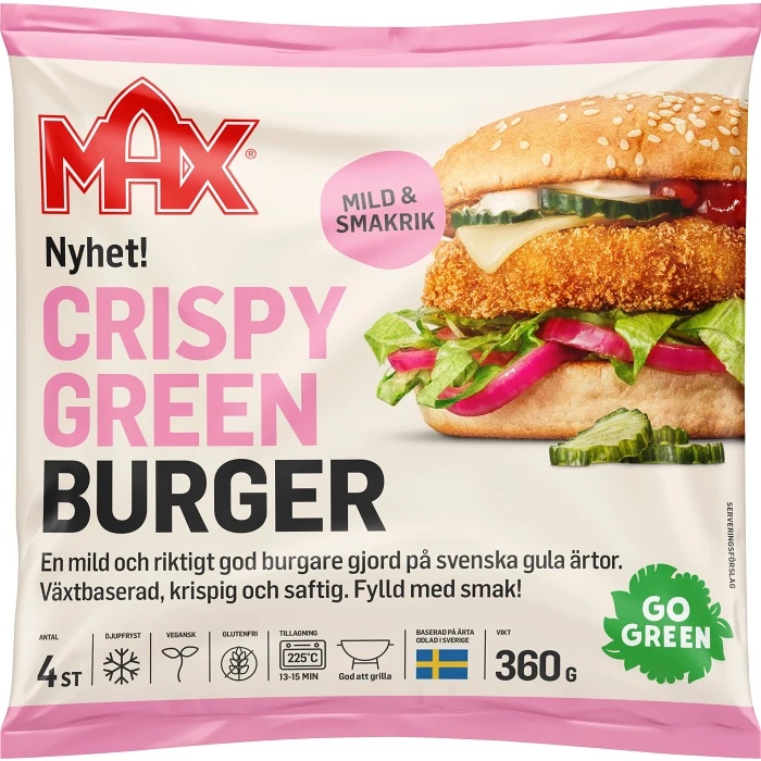 Crispy Green Burger 360g Max