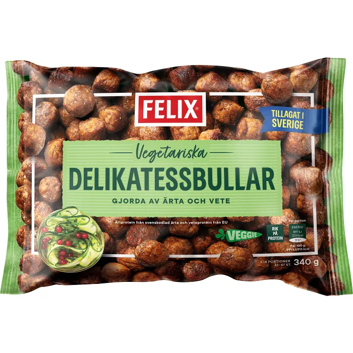 Delikatessbullar Vegetariska 340g Felix