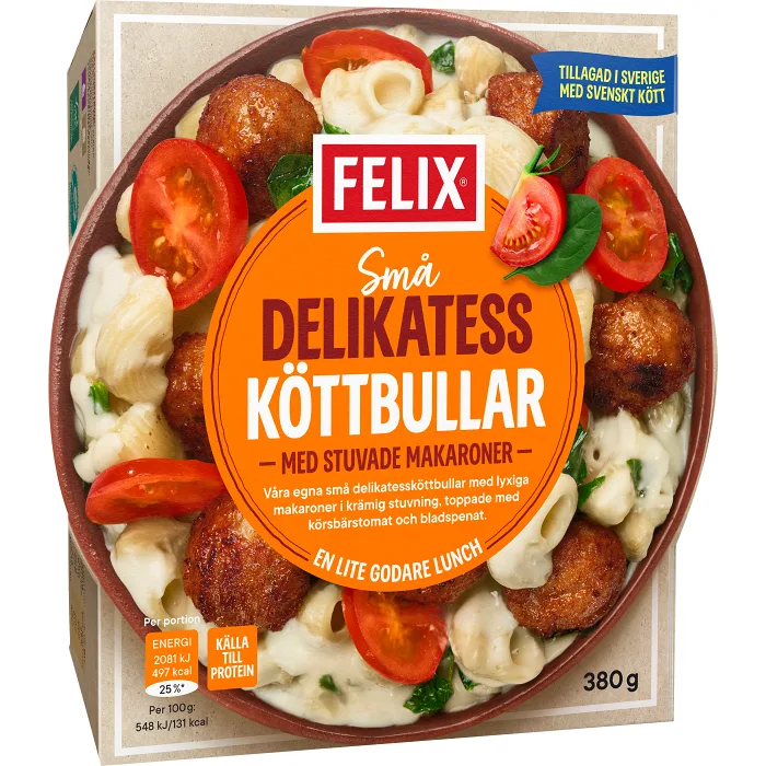 Delikatessköttb stuvade makaroner 380g Felix