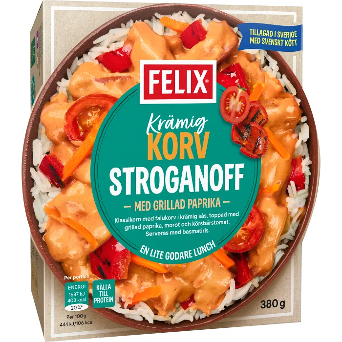 Krämig korvstroganoff 380g Felix