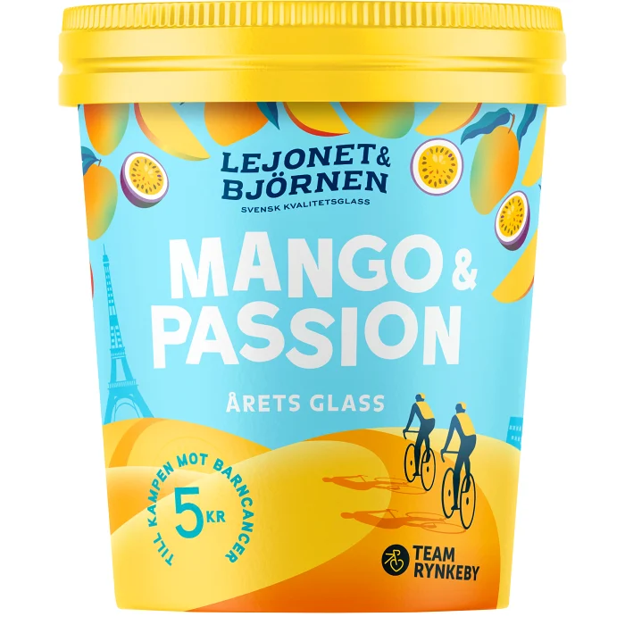 Glass Mango & Passion Limited Edition 500ml Lejonet&Björnen