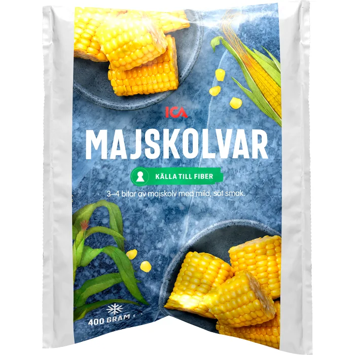 Majskolv i bit Fryst 400g ICA