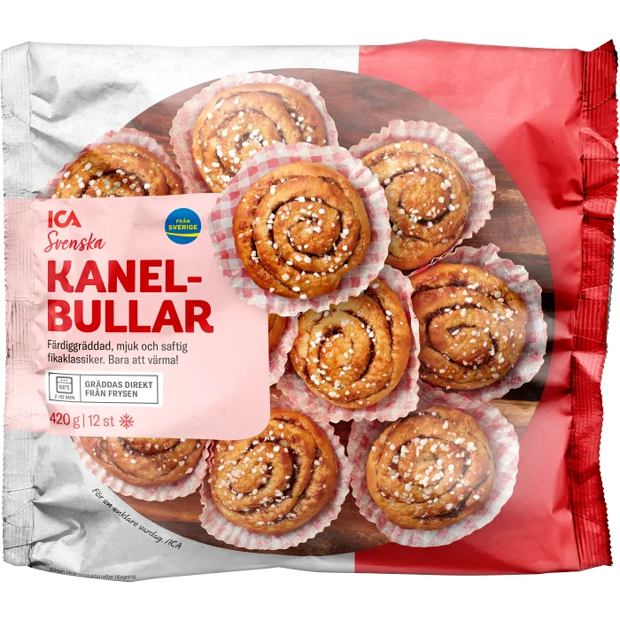 Kanelbullar Fryst 12-p 420g ICA