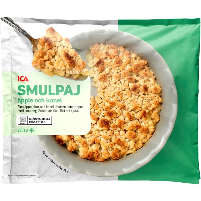 Smulpaj Äpple & kanel Fryst Bakmix 700g ICA