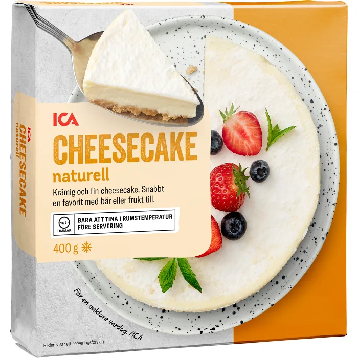 Cheesecake Naturell Fryst 400g ICA