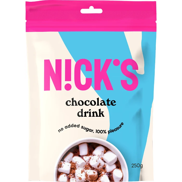 Chokladdryck Stevia 250g Nick´s