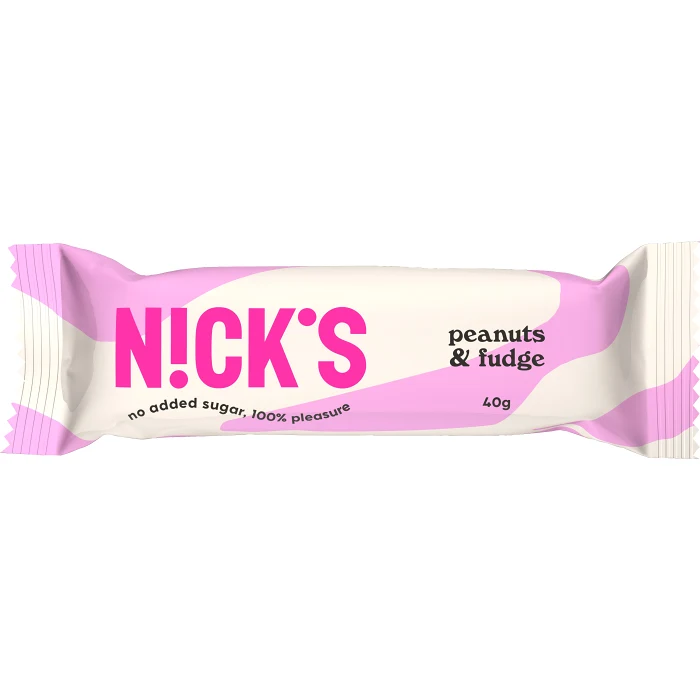 Chokladbar Peanuts n' Fudge 40g Nick´s