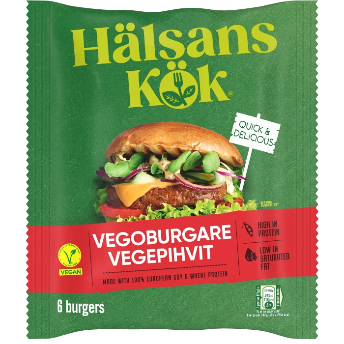 Vegan Burger 450g Hälsans Kök