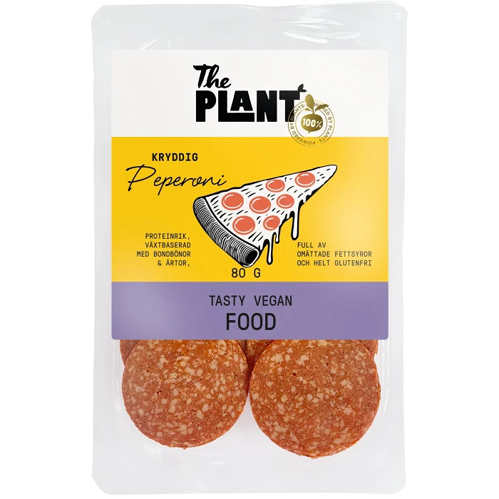 Pepperoni Vegan 80g The Plant