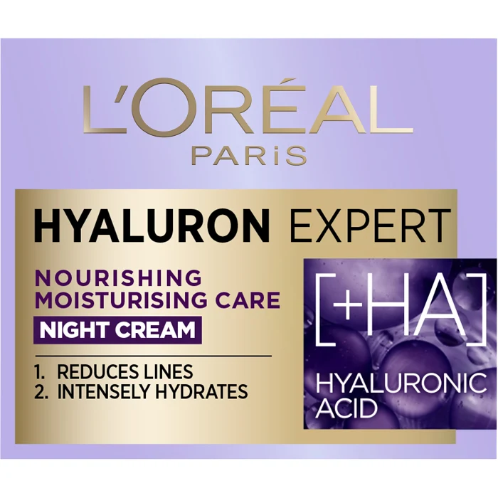 Nattkräm för ansikte Hyaluron Expert Night Cream 50ml Loreal