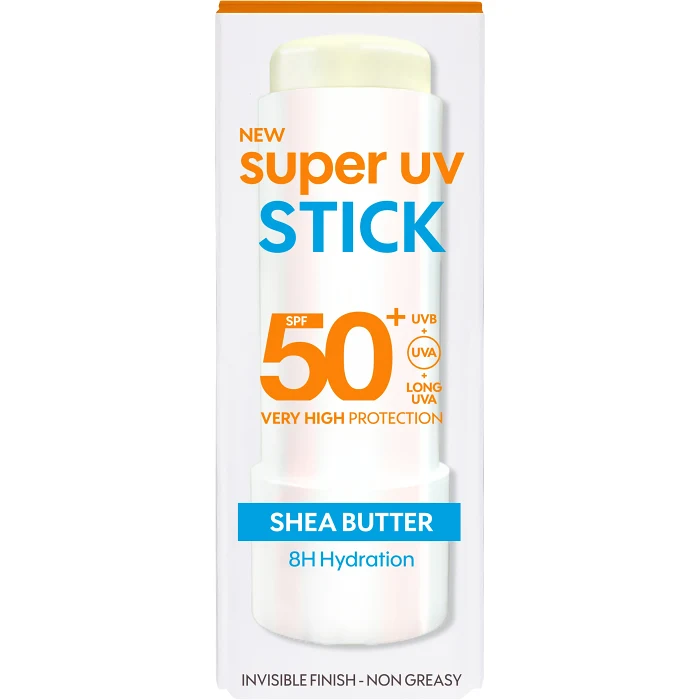 Solskyddsstift Super UV Invisible Stick SPF50+ 9ml Ambre Solaire