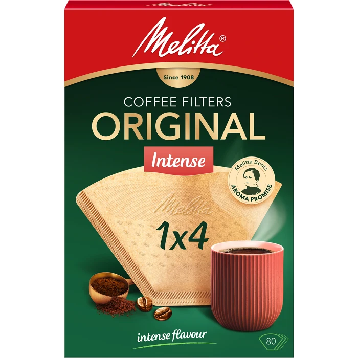 Kaffefilter Gourmet Intense 80-p Miljömärkt Melitta