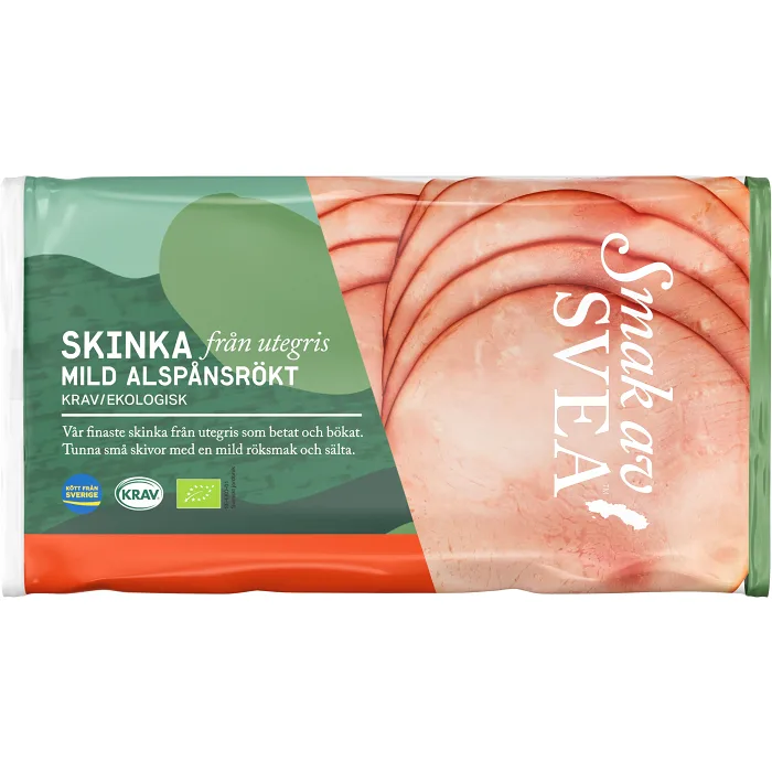 Skinka Alspånsrökt KRAV 100g Smak av Svea