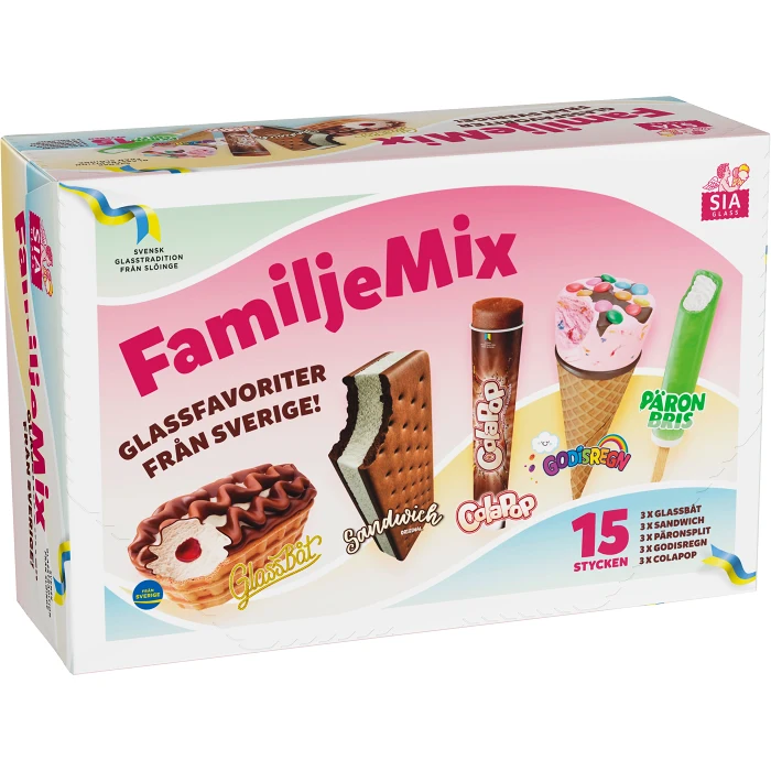 Familjemix 15-p SIA GLASS