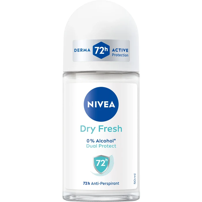 Deodorant 72h Dry Fresh Roll On 50ml Nivea