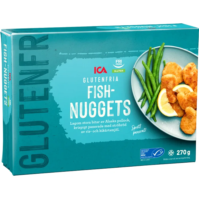 Fisknuggets glutenfria 270g ICA