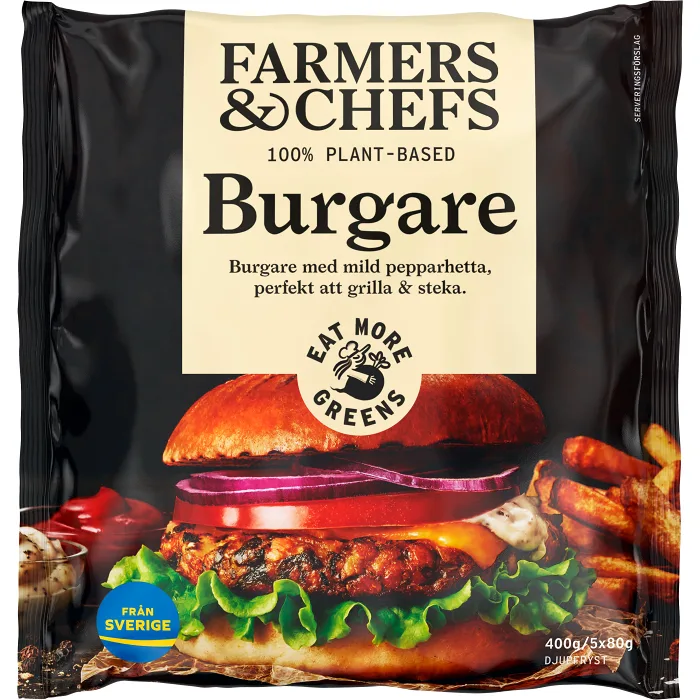 Burgare 400g Farmers & Chefs