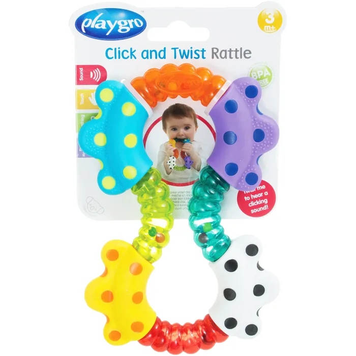 Skallra Click & Twist Playgro