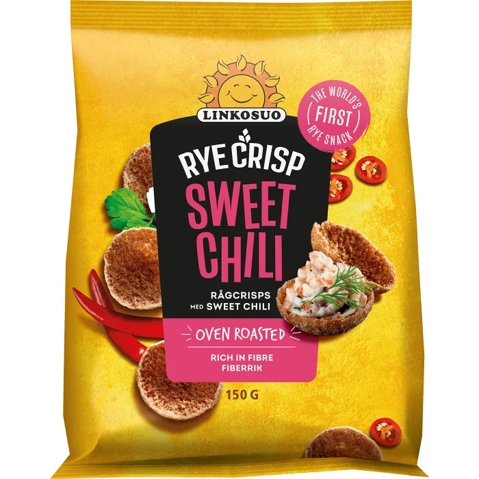 Rågchips sweet chili 150g Linkosuo