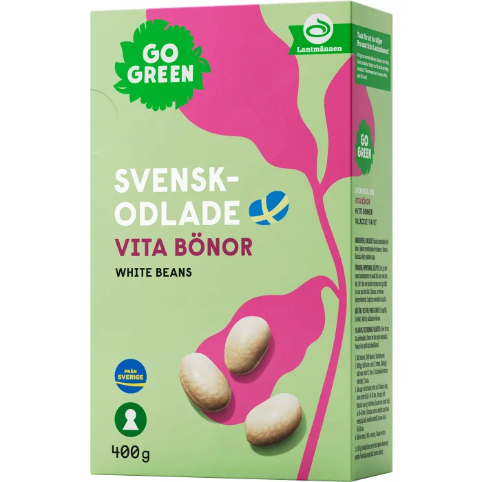 Bönor Vita Svenska 400g GoGreen