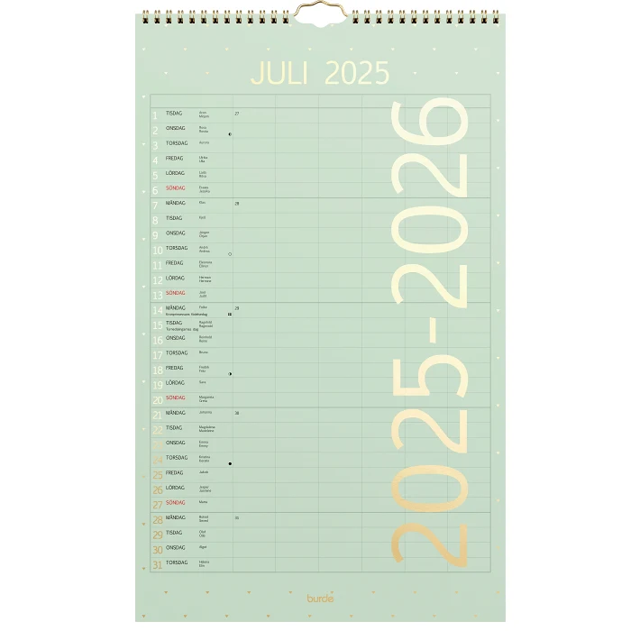 Familjekalender 25/26 Color