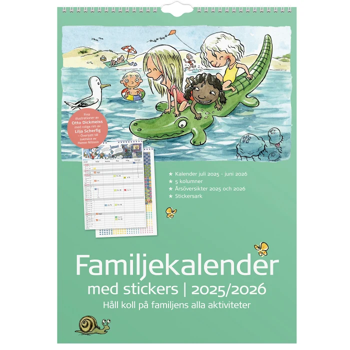 Familjekalender 25/26 Stickers