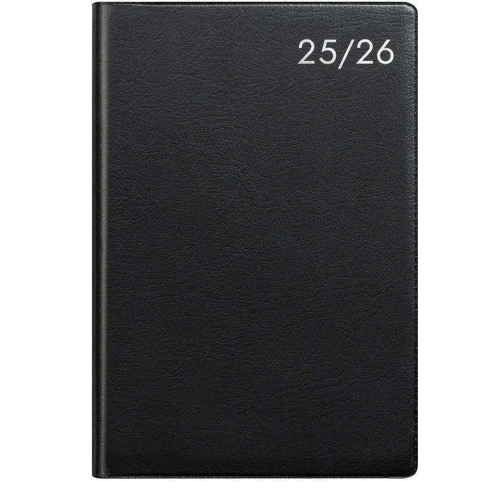 Kalender 25/26 Lilla Studieåret, svart Sky konstläder