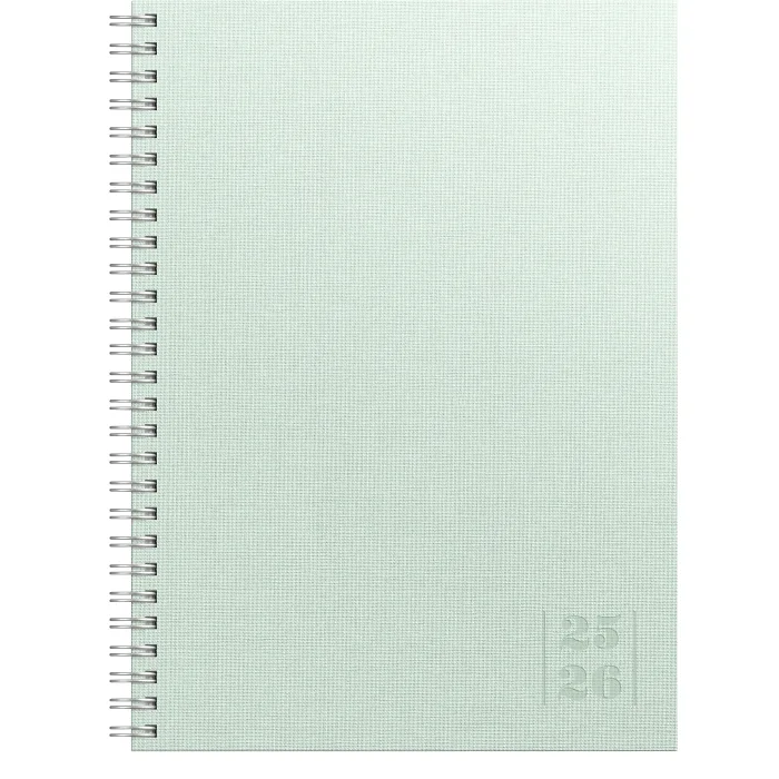 Kalender 25/26 Study A5 Textile grön